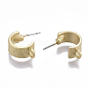 Smooth Surface Alloy Stud Earring Findings PALLOY-T064-19MG-2