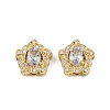 Brass Pave Cubic Zirconia Multi-strand Links ZIRC-F145-05H-01-1