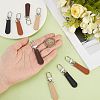 8Pcs 4 Colors PU Leather Zipper Pulls for Handbags Luggage and Jacket FIND-CL0002-10-3