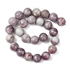 Natural Lepidolite/Purple Mica Stone Beads Strands G-A310-A01-16mm-3