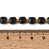 Natural Obsidian Beads Strands GG-CBA96AE-A05-6x6mm-5