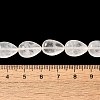 Natural Quartz Crystal Beads Strands G-I377-A30-5