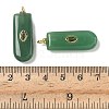 Natural Green Aventurine Pendants G-H328-02G-B06-4