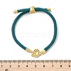 Adjustable Nylon Cord Bracelets X-BJEW-C096-01G-17-5