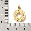 Brass Micro Pave Cubic Zirconia Pendants KK-B122-01D-G-3