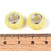 Opaque Resin European Beads RESI-T057-29L-3