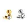 316L Surgical Stainless Steel & G23 Titanium Crystal Rhinestone Labrets for Women Men WG3A239-43-1