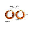 Stylish Stainless Steel Fever Hoop Earrings KA3294-3-1