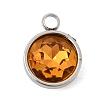 Birthstone Theme November 304 Stainless Steel Pendants STAS-G082-17P-11-1