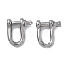 304 Stainless Steel Ring Clip Buckles for Bag Chain Strap STAS-C165-02A-P-1