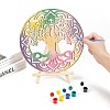 Laser Cut Wooden Wall Sculpture WOOD-WH0105-019-7