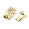 Brass Filigree Box Clasps X-KK-O131-01G-3