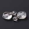 Natural Quartz Crystal Perfume Bottle Pendants G-D058-13P-03-3