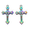Rainbow Color Alloy Pendants PALLOY-N156-147-NR-2