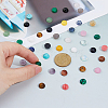 60Pcs 20 colors Natural Jade Cabochons G-FH0002-74-3