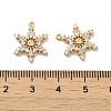 Brass Micro Pave Cubic Zirconia Pendants KK-H455-34G-3