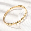 304 Stainless Steel Hinged Bangles for Women BJEW-B168-08G-3