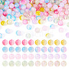 8Bags 8 Colors Transparent Czech Glass Beads GLAA-TA0002-48-2