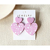 Acrylic Dangle Stud Earrings FS-WG1A271-03-1