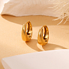 Stainless Steel U-shaped Hoop Earrings HF3602-2-1