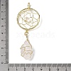 Raw Rough Natural Quartz Crystal Coppwer Wire Wrapped Big Pendants G-G314-02G-04-3