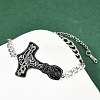 304 Stainless Steel Enamel Link Bracelets LS-BJEW-P356-01B-P-3