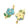 Brass Micro Pave Cubic Zirconia Pendants CU-CBA8C34-01G-03-2