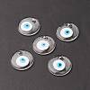 Handmade Lampwork Evil Eye Pendants LAMP-E106-02B-02-3