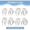 925 Sterling Silver Snap on Bails FIND-PH0021-79B-2
