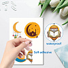 8 Sheets 8 Styles PVC Waterproof Wall Stickers DIY-WH0345-206-3