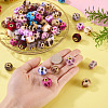 100Pcs Flocking Rondelle Beads FIND-TA0006-80-6