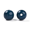 Opaque Solid Color Glass Beads GLAA-N007-8mm-A06-2