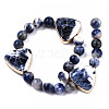 Natural Sodalite Beads Strands G-T131-64-2