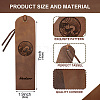 Cowhide Leather Labels AJEW-WH0386-0039-2