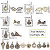 SUNNYCLUE Tibetan Style Brass Cage Pendants KK-SC0004-35-2