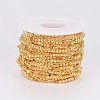 Brass Handmade Beaded Chains CHC-G006-07G-3