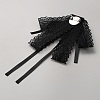 Bowknot Polyester Gauze Brooch AJEW-WH20006-14A-2