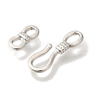 Brass Hook and S-Hook Clasps KK-K389-100P-2