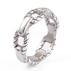 Tarnish Resistant Unisex 304 Stainless Steel Finger Rings RJEW-K233-03B-P-2