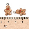 Christmas Theme Opaque Resin Pendants RESI-S08-02R-3