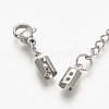 Tarnish Resistant 304 Stainless Steel Chain Extender LS-X-STAS-S076-89-2