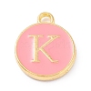 Golden Plated Alloy Enamel Charms ENAM-Q437-14K-1