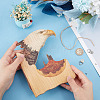 Wood Animal Hanging Ornaments HJEW-WH0053-08C-5