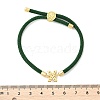 Adjustable Nylon Cord Bracelets X-BJEW-C096-01G-24-5