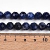 Natural Sodalite Beads Strands G-S345-8mm-26-5