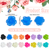 160Pcs 16 Colors Opaque Resin Beads CRES-SP0001-21-2