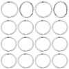 40Pcs 304 Stainless Steel Split Key Rings STAS-CY0001-01A-P-7