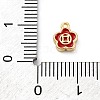 Brass Enamel Charms KK-A240-07G-3