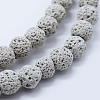 Natural Lava Rock Beads Strands X-G-P349-01-8mm-3