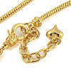 Rack Plating Brass Round Snake Chain Necklaces NJEW-Q345-01G-2